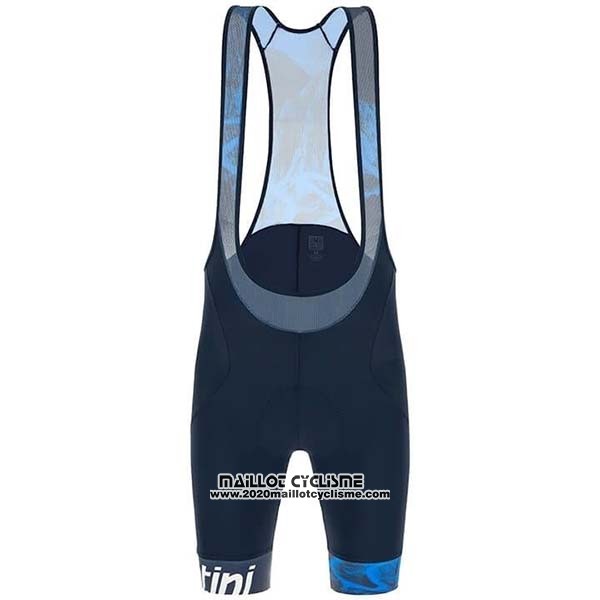 2019 Maillot Ciclismo Tour DE Suisse Fonce Bleu Blanc Manches Courtes et Cuissard
